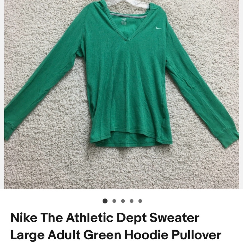 Nike Women's Vibrant Green Hoodie